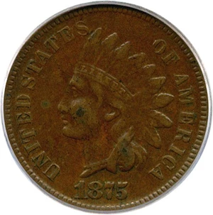 image for: 1875 1c PCGS VF25