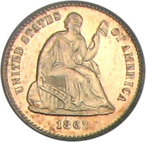 image for: 1863 H10C PCGS Proof 64 Cameo