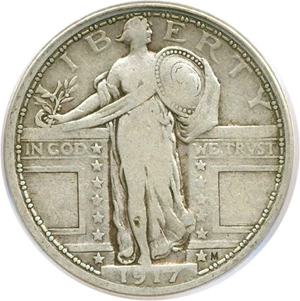 image for: 1917 Type 1 25c PCGS F15