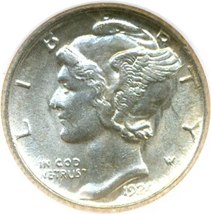 image for: 1924-S 10c NGC MS64 FB