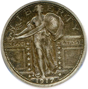 image for: 1917-S 25c PCGS XF40 (Type 1)