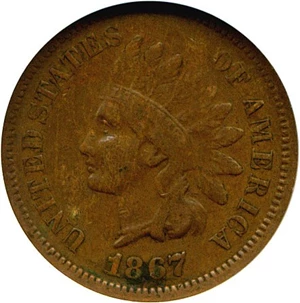 image for: 1867 1c NGC F12