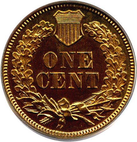 image for: 1869 1c PCGS Proof 65 RD