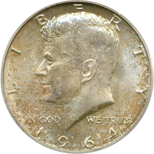 image for: 1964-D 50c PCGS MS66