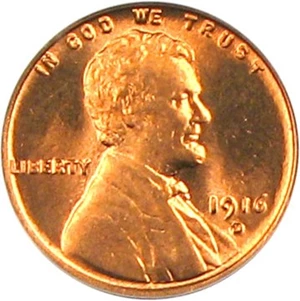 image for: 1916-D 1c PCGS MS66 RD ex: Jack Lee