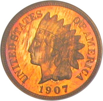 image for: 1907 1c NGC Proof 65 RD