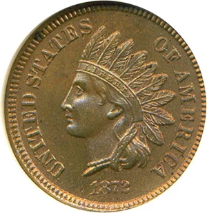 image for: 1872 1c NGC MS65 RB