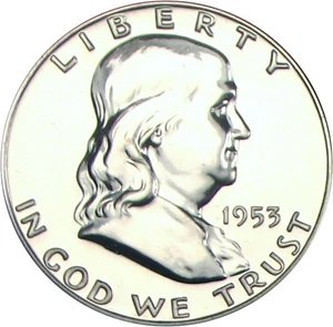 image for: 1953 50c NGC Proof 67
