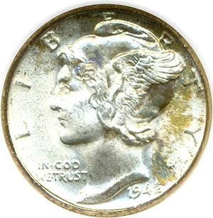 image for: 1942-D 10c NGC MS67