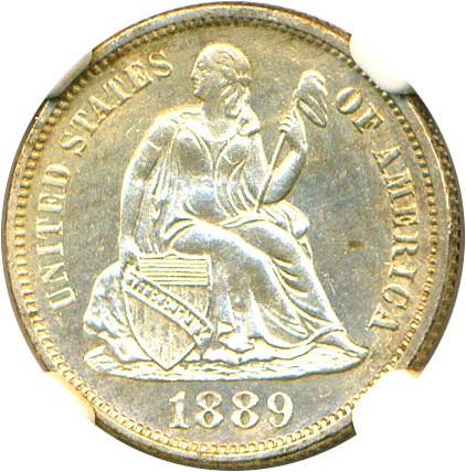 image for: 1889 10c NGC Proof 62 