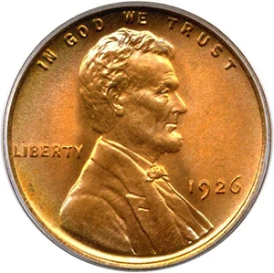 image for: 1926 1c PCGS/CAC MS67 RD