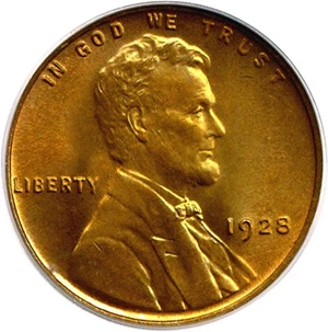 image for: 1928 1c PCGS MS67 RD