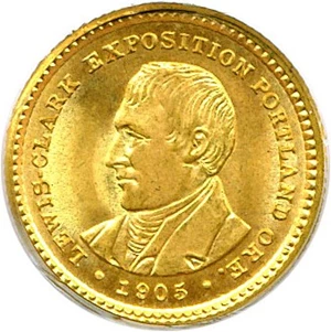 image for: 1905 Lewis & Clark G$1 PCGS MS65