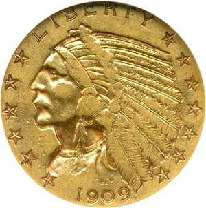 image for: 1909-S $5 NGC XF40 ex: GSA