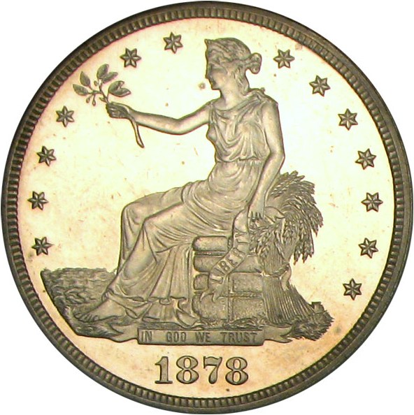 image for: 1878 Trade$ PCGS Proof 62 Cameo