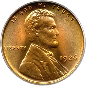 image for: 1926 1c PCGS/CAC MS67 RD