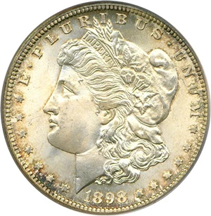 image for: 1898-O $1 PCGS/CAC MS67