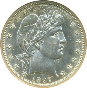 image for: 1897-S 50c NGC MS62