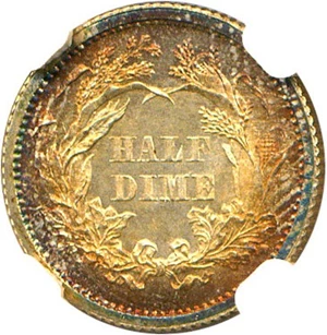 image for: 1866 H10c NGC MS67 * Color *