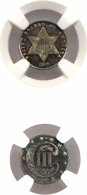 image for: 1869 3cS NGC Proof 67