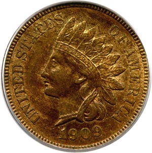 image for: 1909-S 1c PCGS/CAC MS63 RB (Indian)