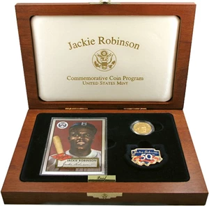 image for: 1997-W $5 Jackie Robinson 50th Anniversary Mint Legacy Set