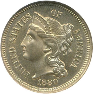 image for: 1880 3cN NGC/CAC MS65