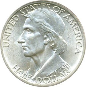 image for: 1935/34 Boone 50c PCGS MS65