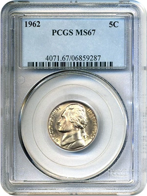 image for: 1962 5c PCGS MS67 FS