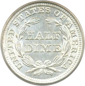 image for: 1844 H10c PCGS/CAC MS65 OGH