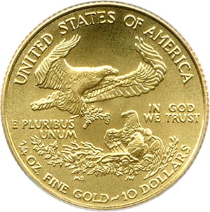 image for: 2005 $10 PCGS MS69 (Gold Eagle - 20th Anniversary)