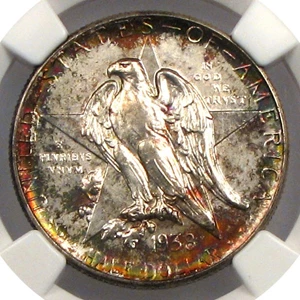 image for: 1938-D Texas 50c NGC MS67+ * Star/Color *
