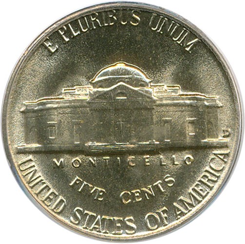 image for: 1953-D 5c PCGS MS65 FS