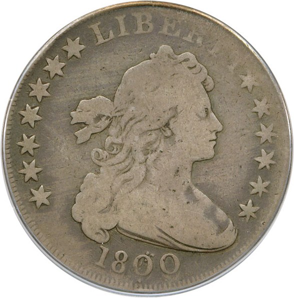 image for: 1800 $1 PCGS VG-10 (Dotted Date)