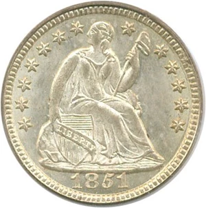 image for: 1851 H10c PCGS/CAC MS65 OGH