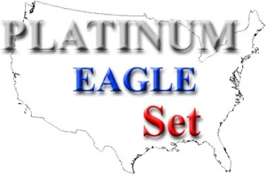 image for: 2007 Platinum Eagle Set NGC MS69 (4 coins: $10, $25, $50, $100) (Early Releases)