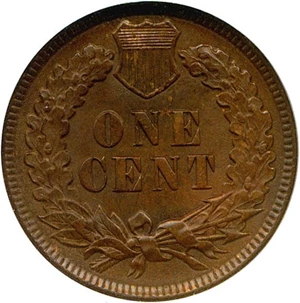 image for: 1895 1c NGC MS66 RB ex: Maine Roll Hoard