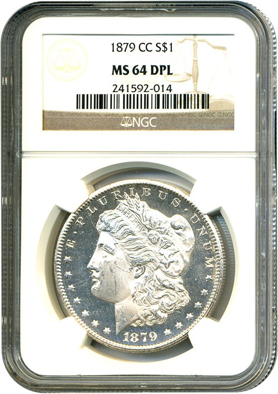 image for: 1879-CC $1 NGC MS64 DMPL
