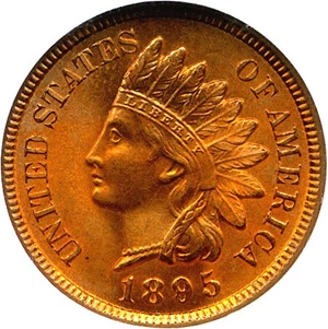 image for: 1895 1c NGC MS66 RD