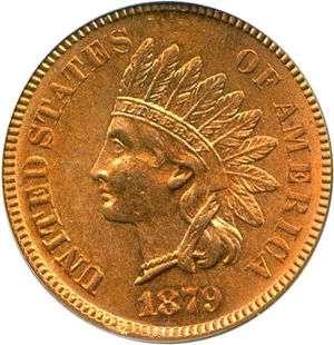 image for: 1879 1c PCGS MS64 RD