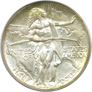 image for: 1938-D Oregon 50c PCGS SecurePlus MS67+
