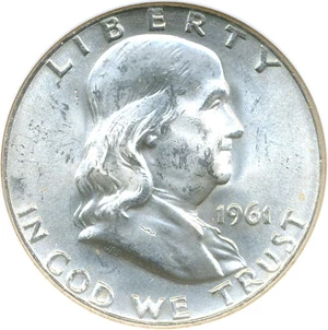 image for: 1961-D 50c NGC MS63