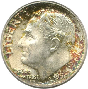 image for: 1950-D 10c PCGS MS67 FB