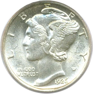 image for: 1926-D 10c PCGS MS64 FB