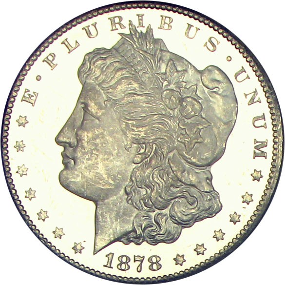 image for: 1878-CC $1 PCGS/CAC MS63 DMPL