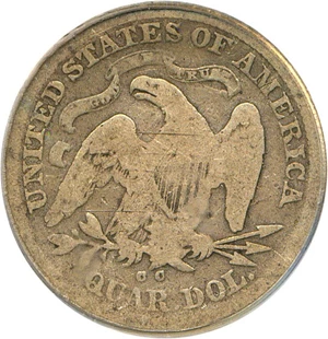 image for: 1873-CC 25c PCGS Good-6 (Arrows)