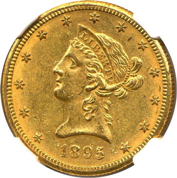 image for: 1895-O $10 NGC MS61