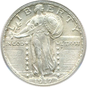 image for: 1917 25c PCGS MS64 FH (Type 2)