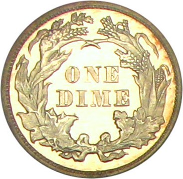 image for: 1867 10c PCGS/CAC Proof 64 Cameo