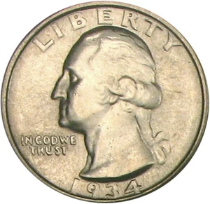 image for: 1934 25c PCGS/CAC MS64 (Doubled Die Obverse, FS-101)